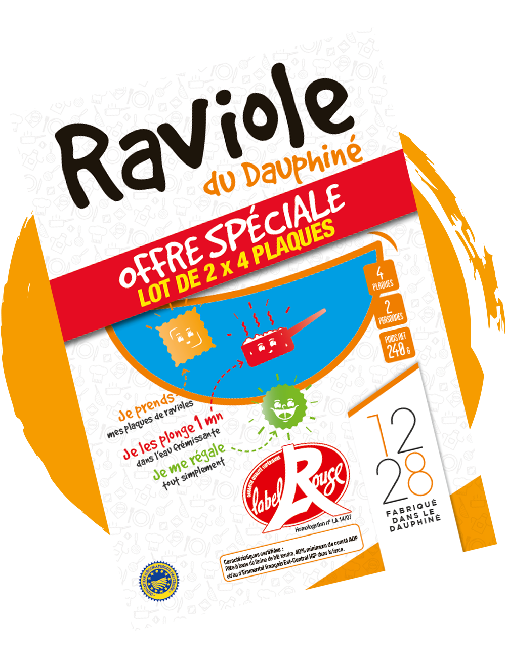 Ravioles Fraîches Label Rouge (Offre Spéciale) | Boutique Mes Ravioles